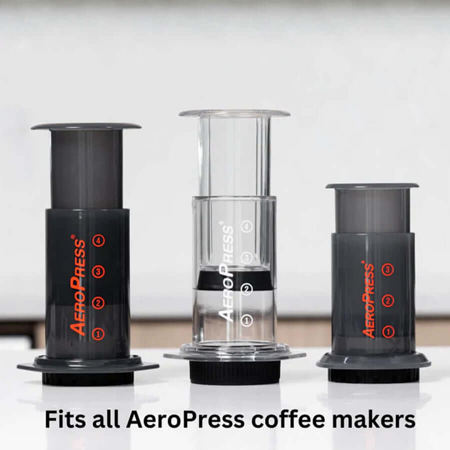 
                  
                    Erweitern Sie die Möglichkeiten Ihrer AeroPress® mit dem Flow Control Filter Cap.
                  
                