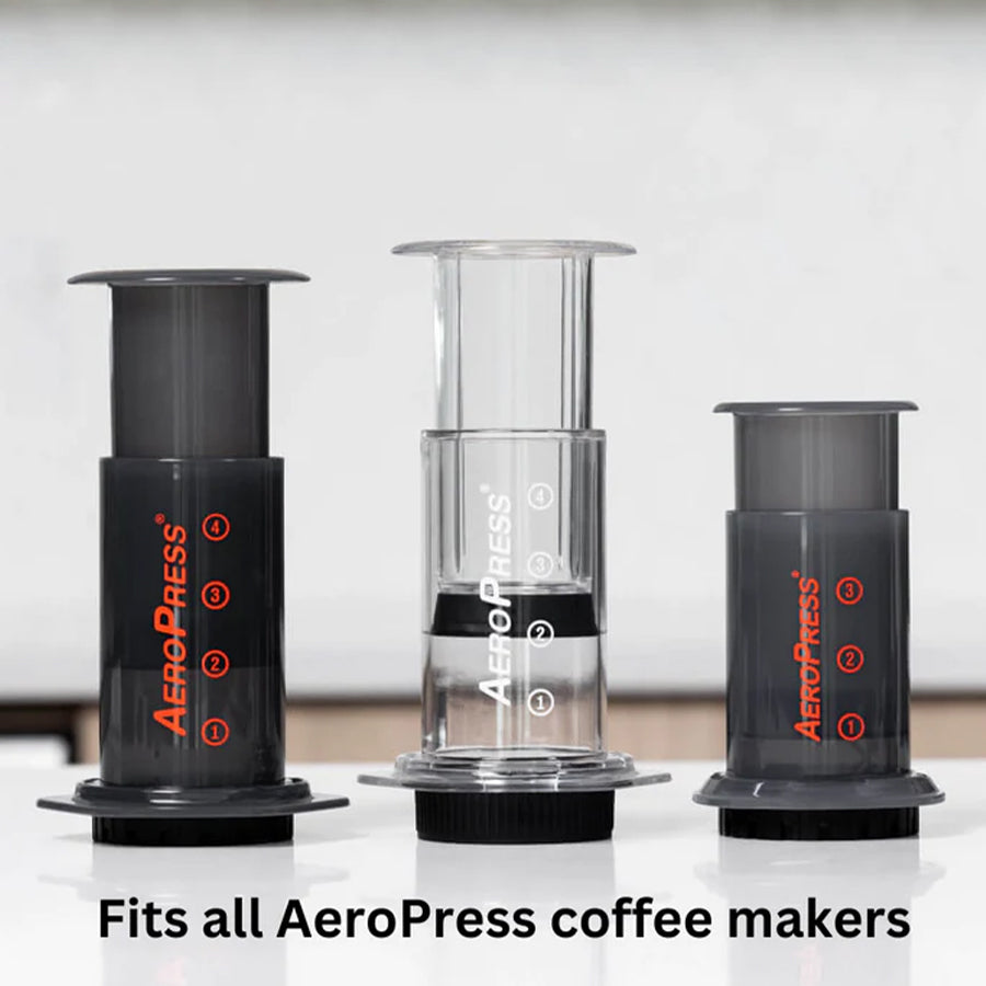 Erweitern Sie die Möglichkeiten Ihrer AeroPress® mit dem Flow Control Filter Cap.